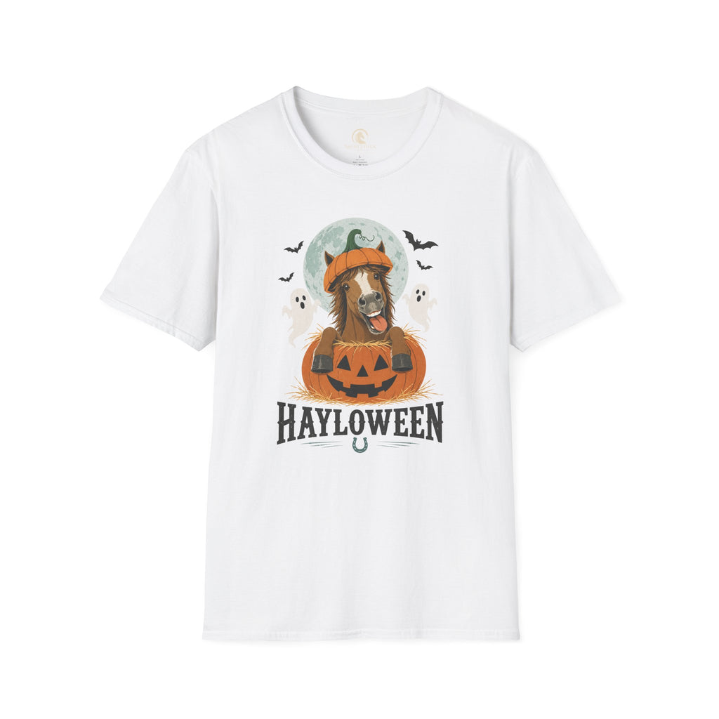 Hayloween Soft Pumpkin Horse T-Shirt