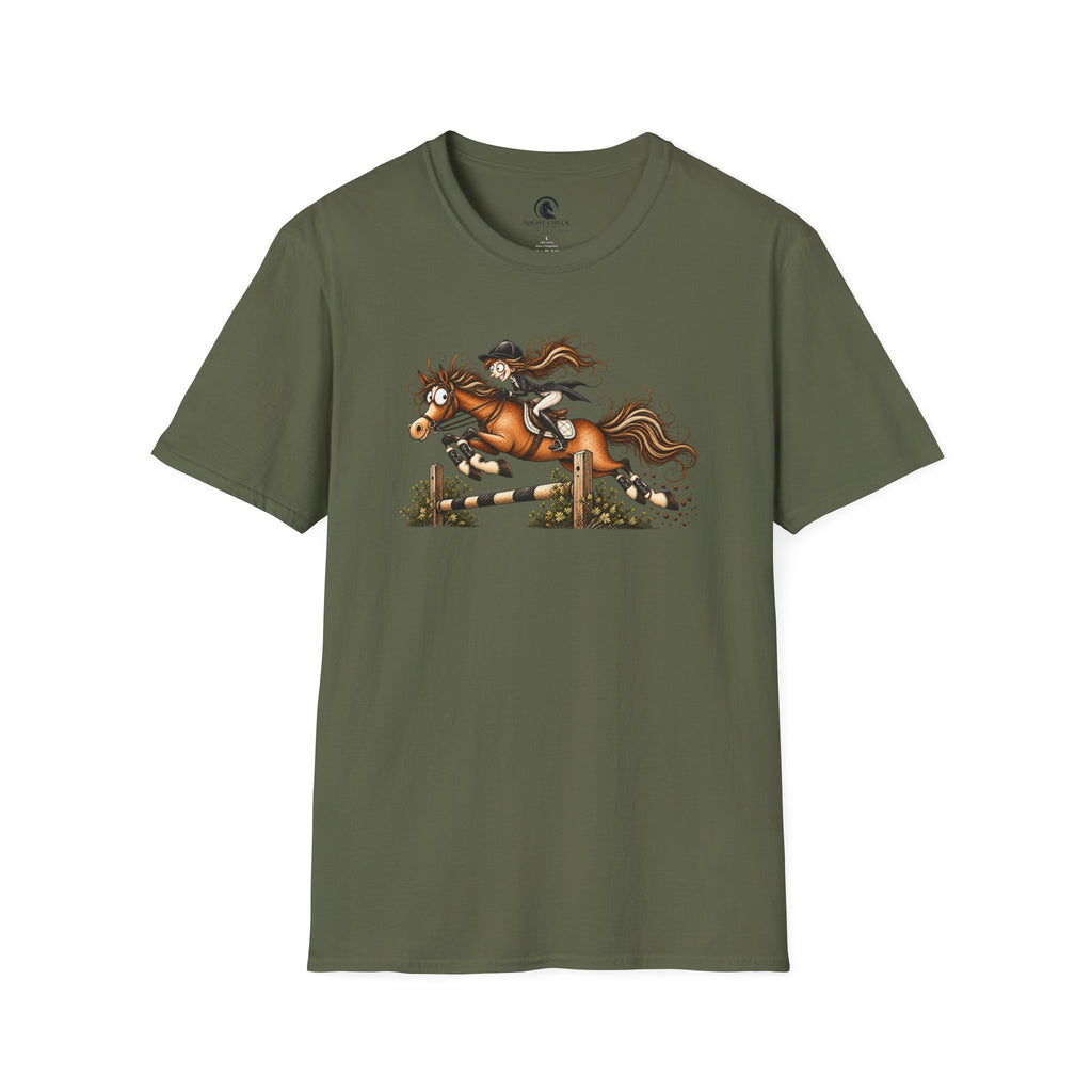 Over The Brush Hunter Jumper T-Shirt