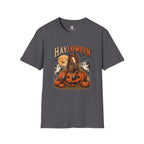 Hayloween Pumpkin Moon Horse T-Shirt