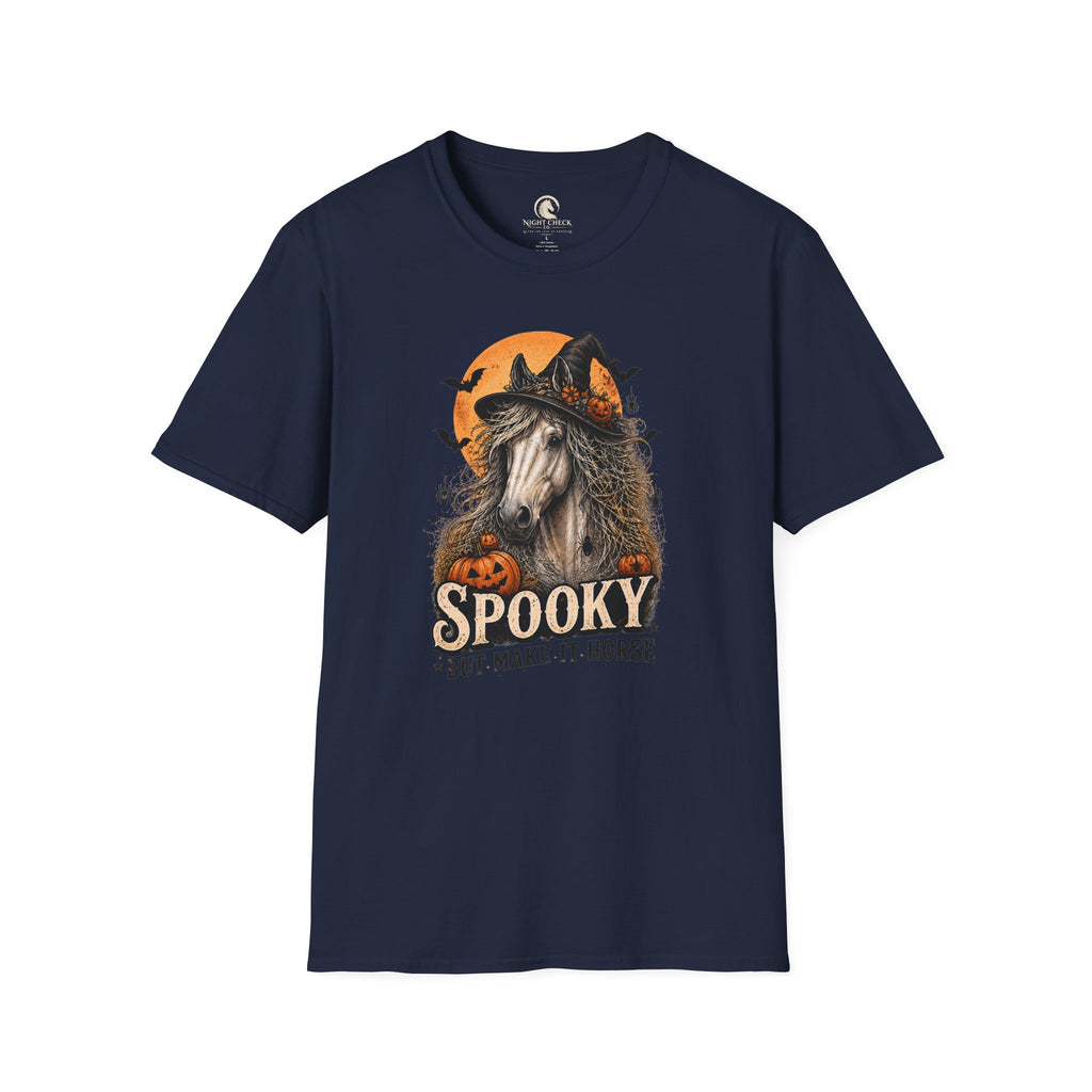 Spooky But Make It Horse Grey Mare T-Shirt