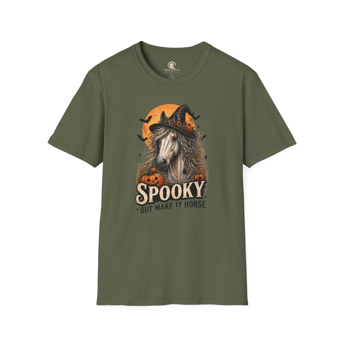 Spooky But Make It Horse Grey Mare T-Shirt