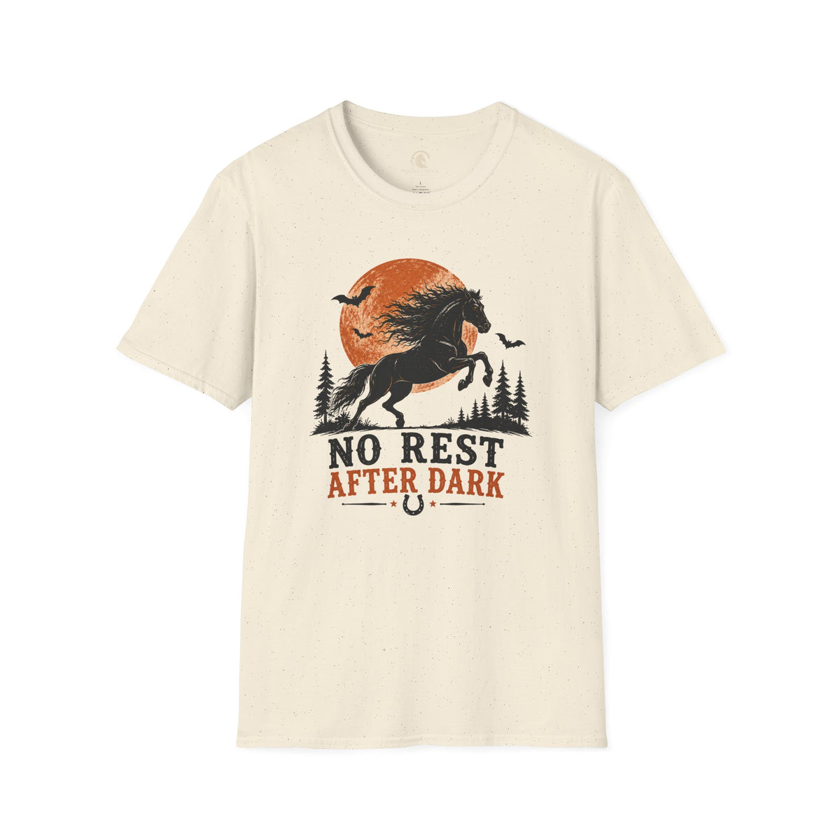 No Rest After Dark Black Horse T-Shirt
