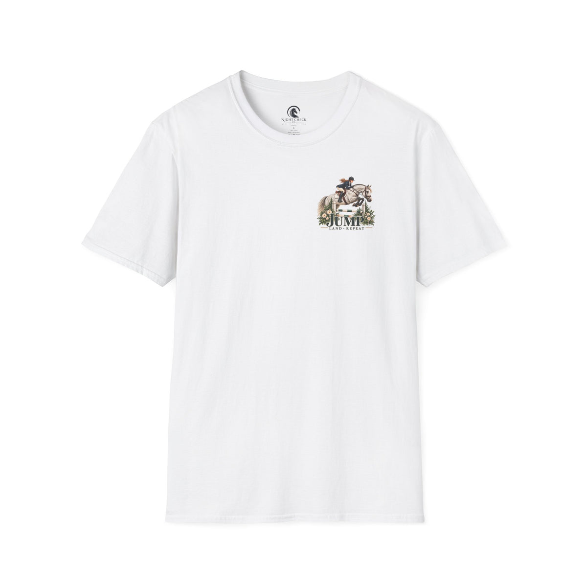 Jump Land Repeat Flower Oxer T-Shirt