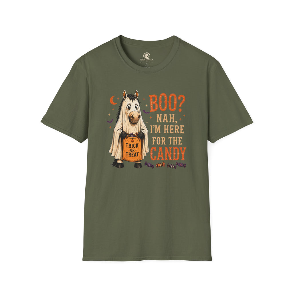 Boo Nah I'm Here For The Candy Horse T-Shirt