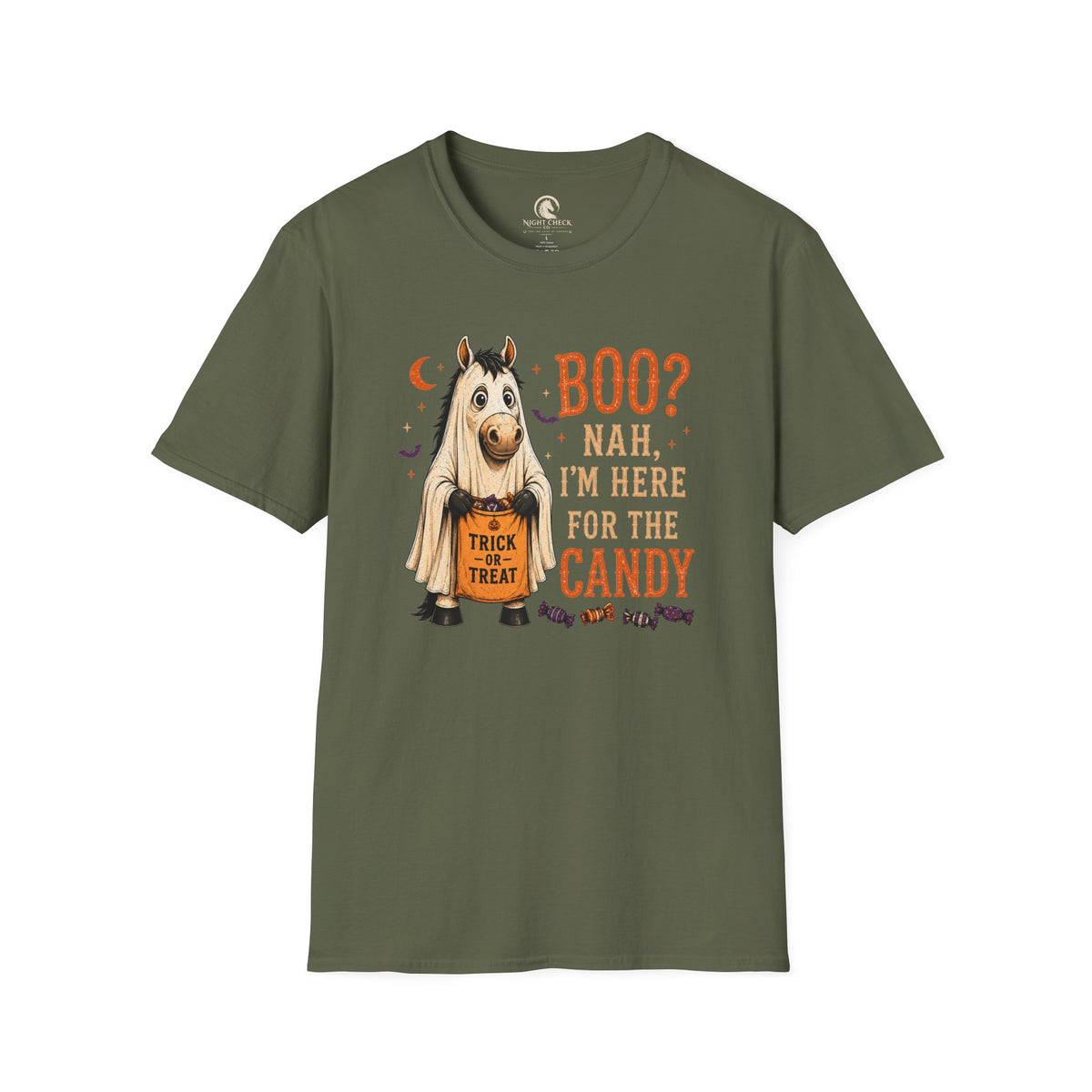 Boo Nah I'm Here For The Candy Horse T-Shirt