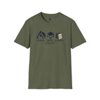 Horse Ride School Repeat Helmets T-Shirt