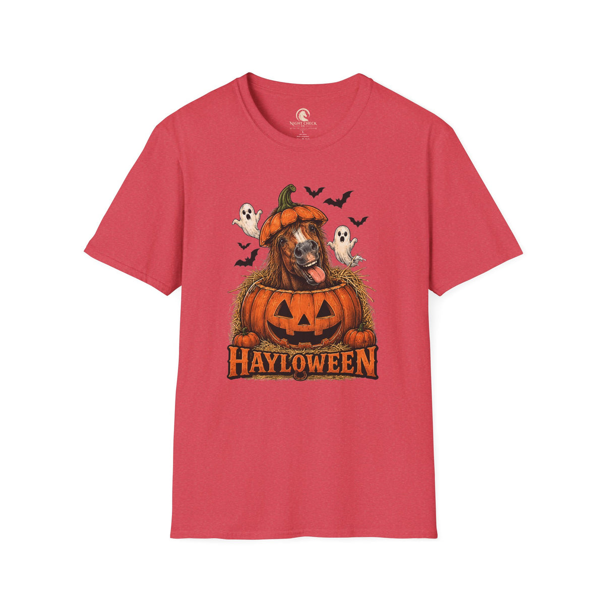 Hayloween Jack O Lantern Horse T-Shirt