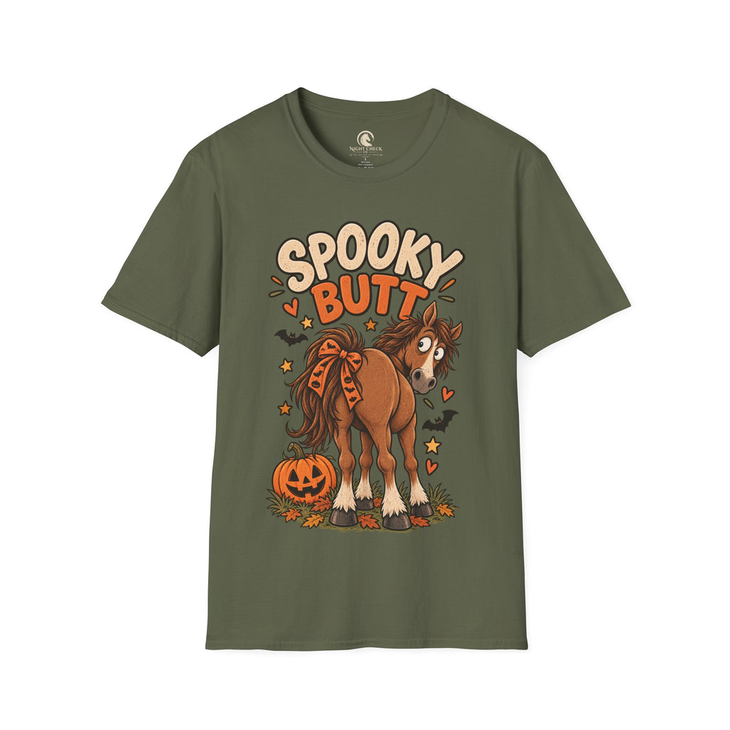 Spooky Butt Pumpkin Patch Horse T-Shirt