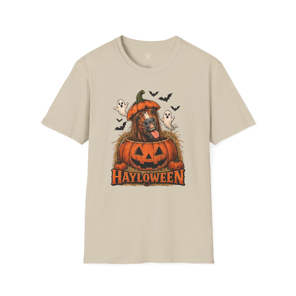 Hayloween Jack O Lantern Horse T-Shirt