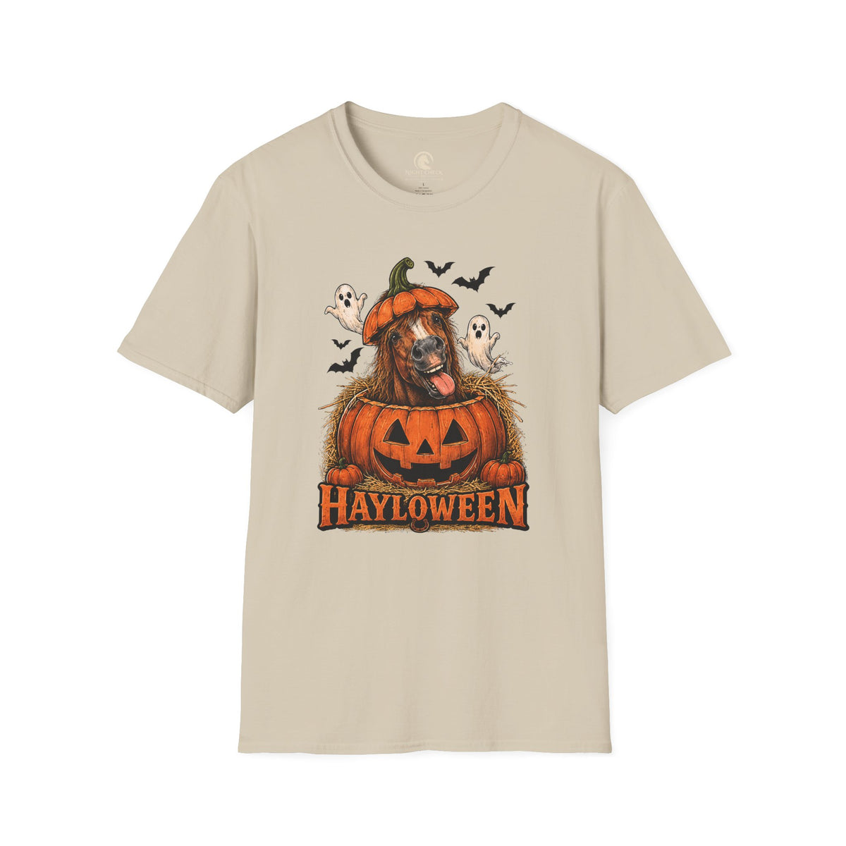 Hayloween Jack O Lantern Horse T-Shirt