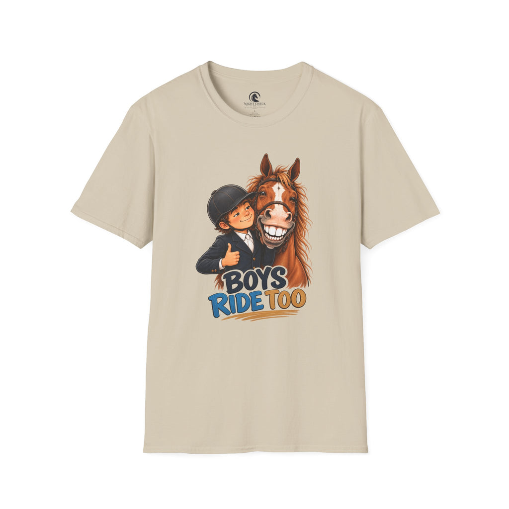 Boys Ride Too Junior Rider T-Shirt