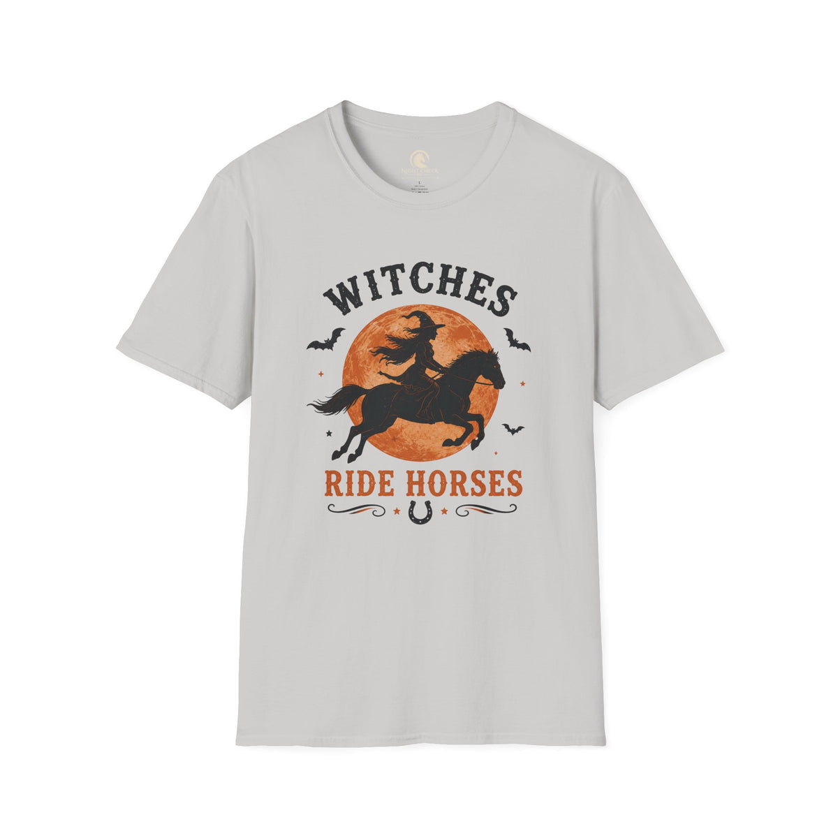 Witches Ride Horses Vintage Badge T-Shirt