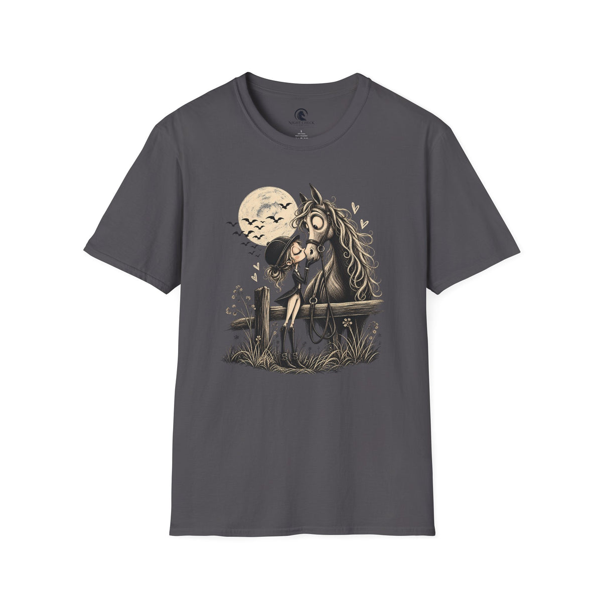Moonlight Girl And Horse T-Shirt