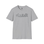 Vintage Hunt Field Engraving T-Shirt
