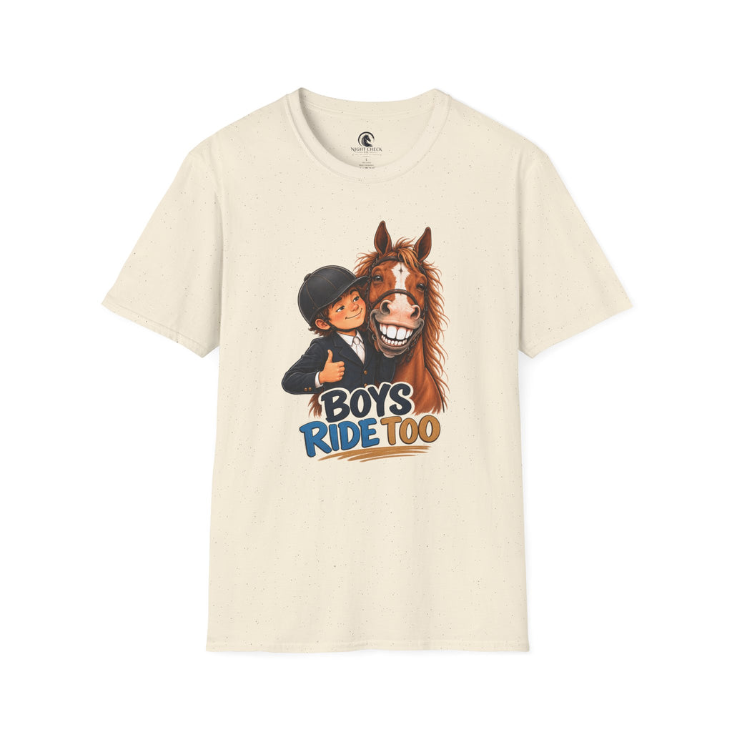 Boys Ride Too Junior Rider T-Shirt