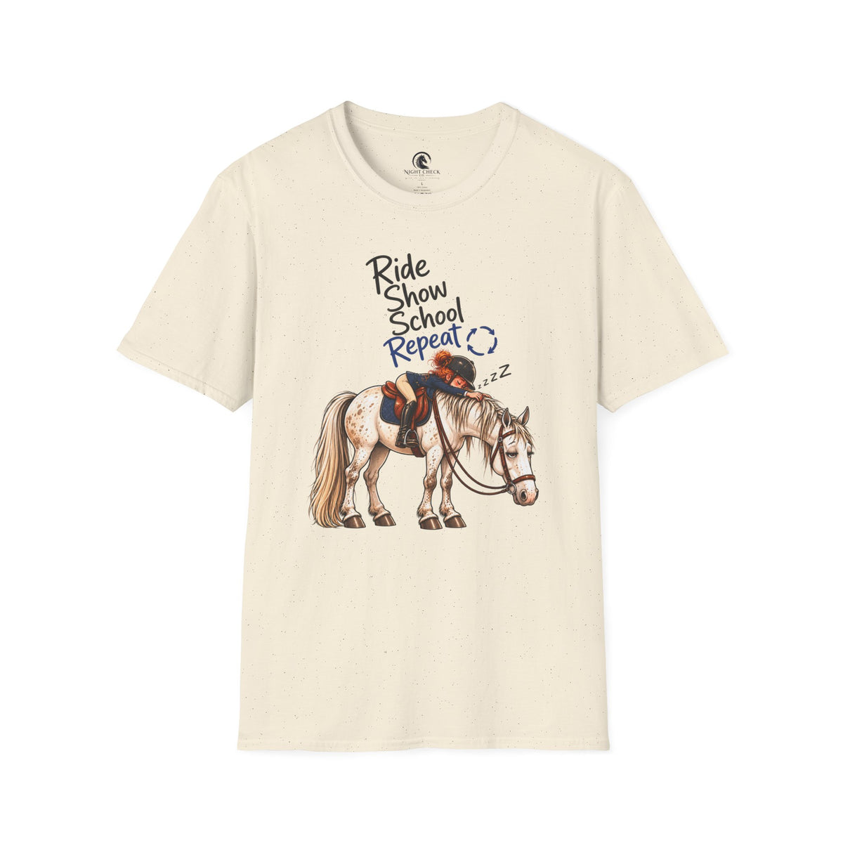 Ride Show School Repeat Sleepy Rider T-Shirt