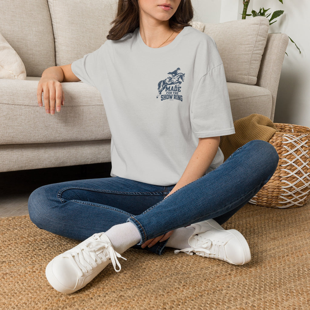 Made For The Show Ring Navy Rider T-Shirt