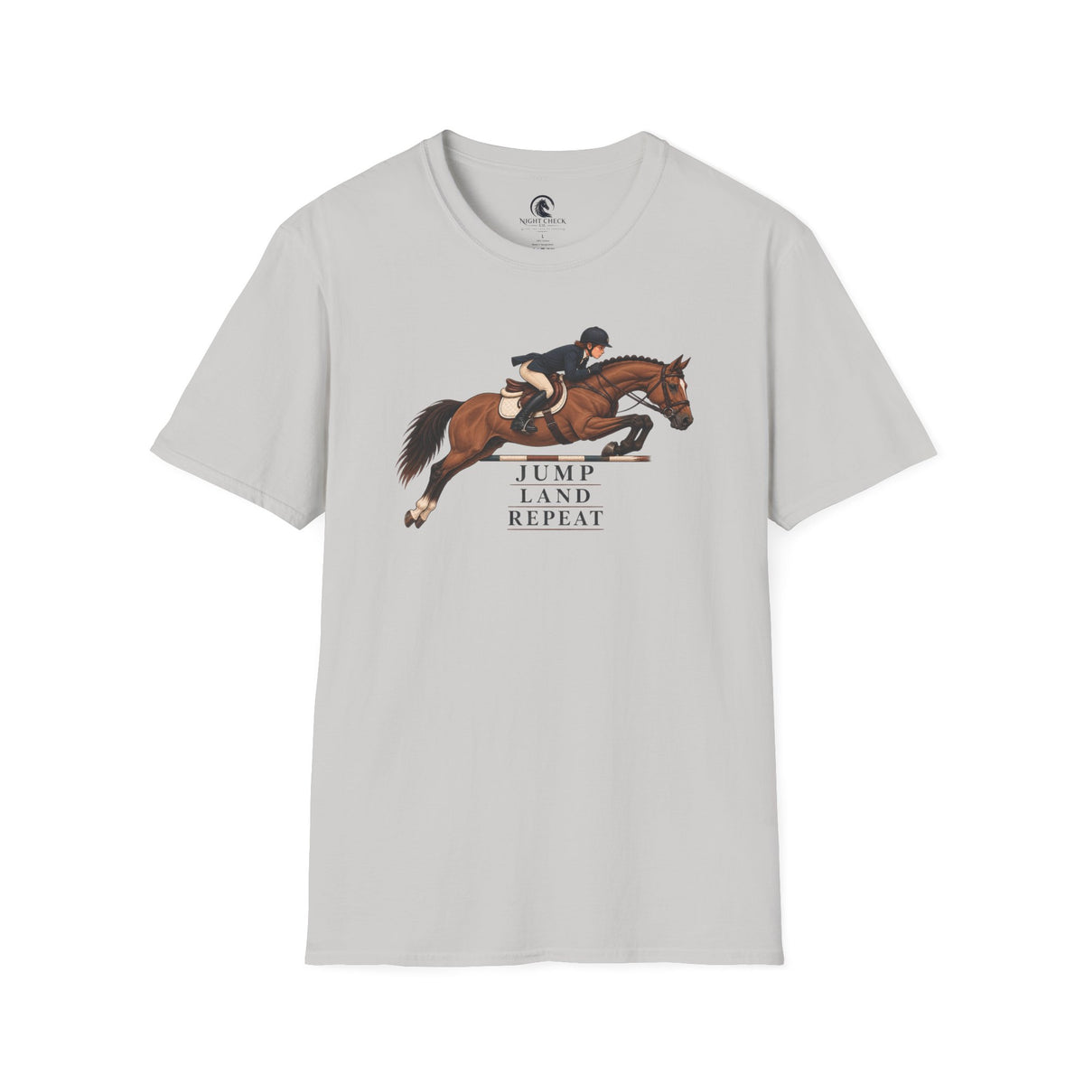 Jump Land Repeat Hunter Round T-Shirt