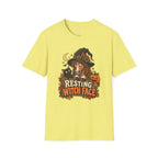 Resting Witch Face Horse Halloween T-Shirt