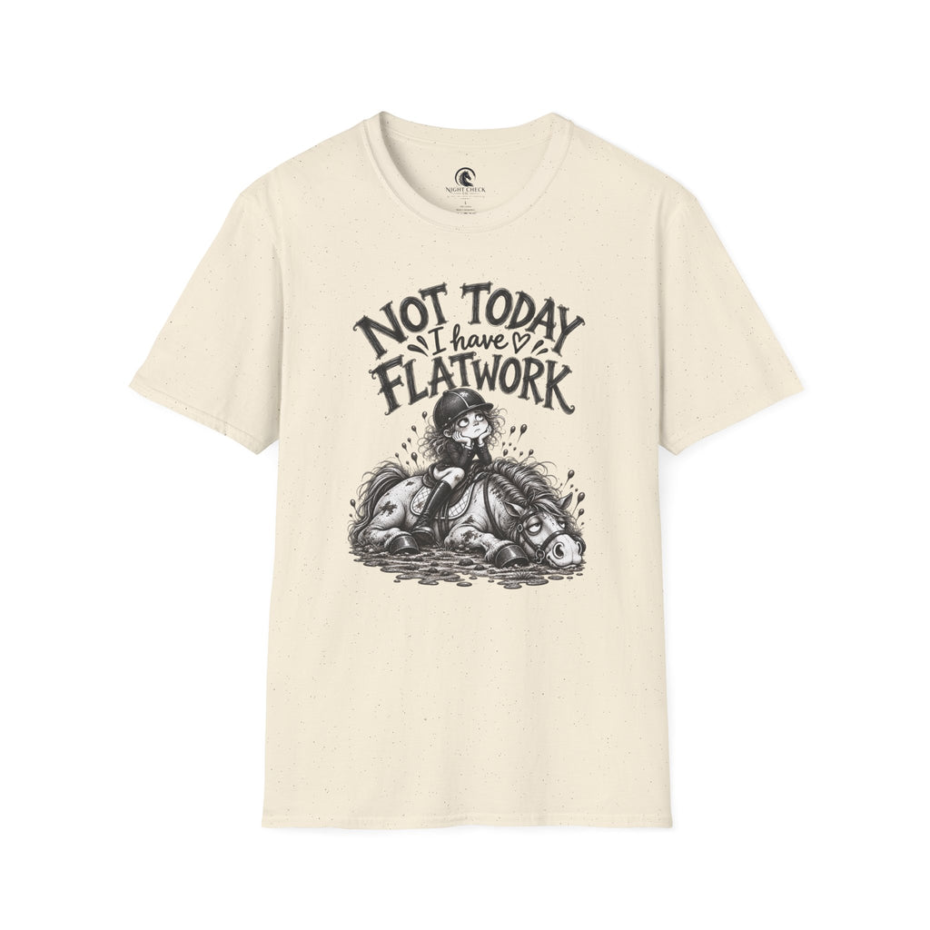 Not Today I Have Flatwork Rider T-Shirt