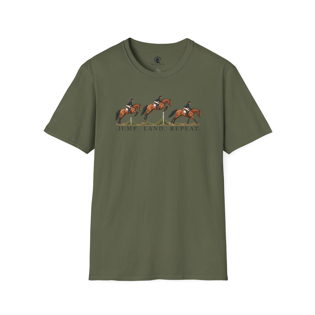 Jump Land Repeat Three Riders T-Shirt