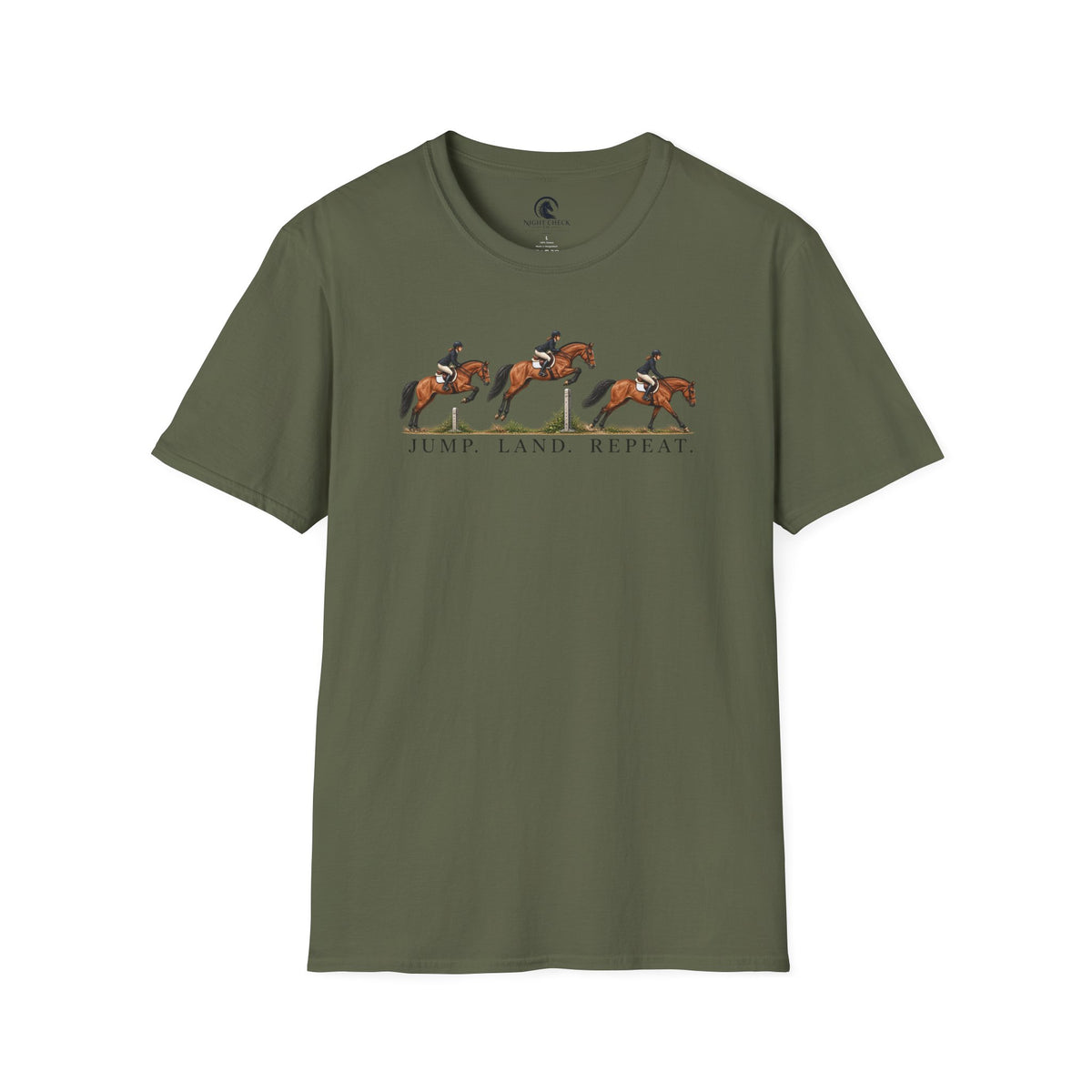 Jump Land Repeat Three Riders T-Shirt