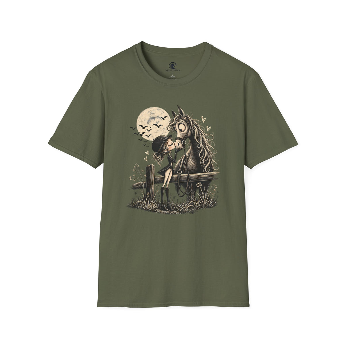 Moonlight Girl And Horse T-Shirt
