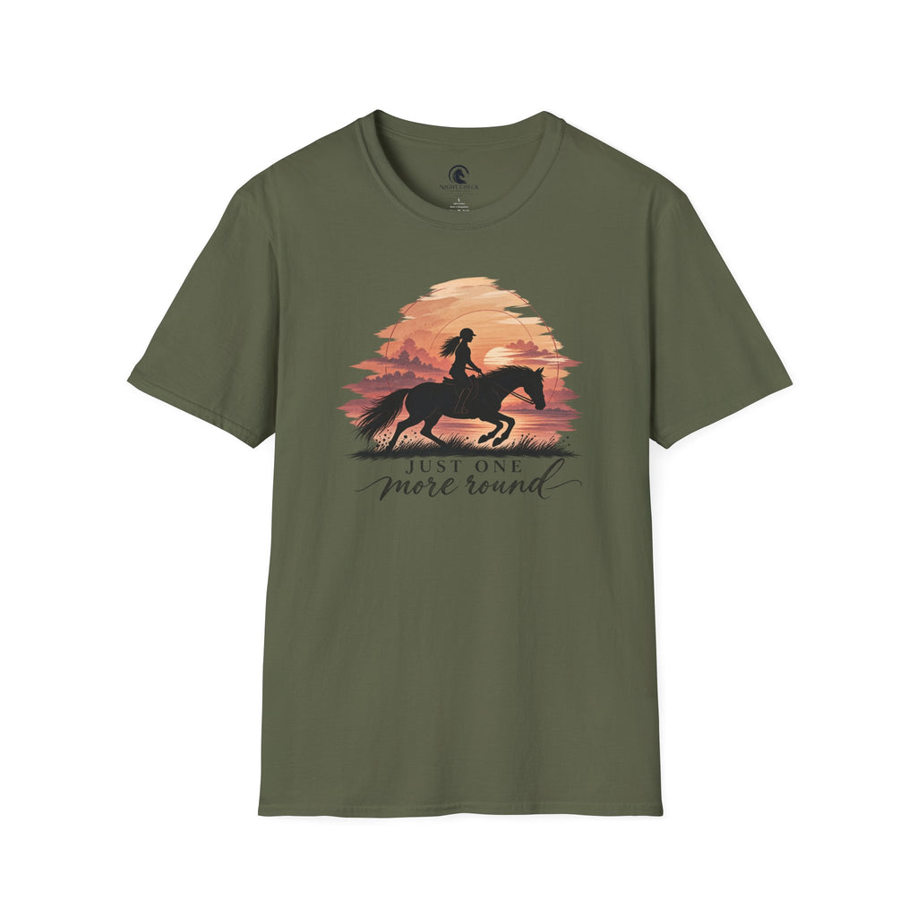 Just One More Round Sunset Rider T-Shirt