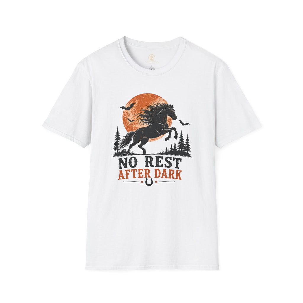 No Rest After Dark Black Horse T-Shirt