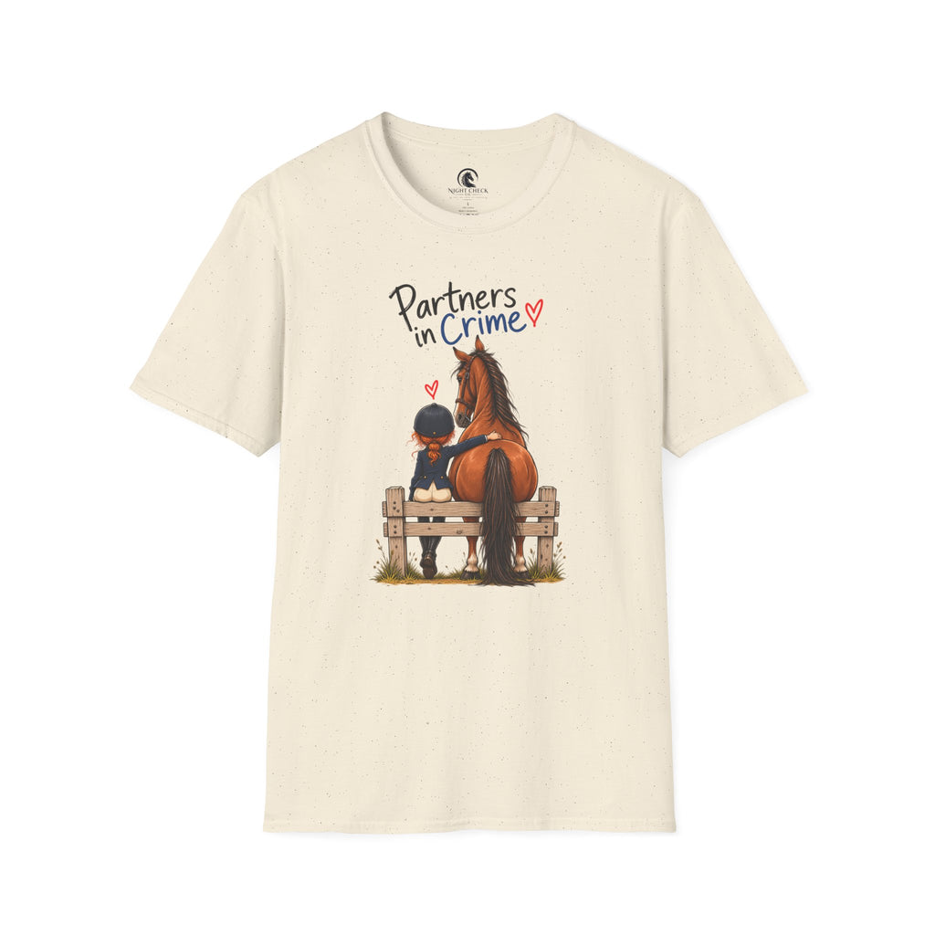 Partners In Crime Bench And Horse T-Shirt