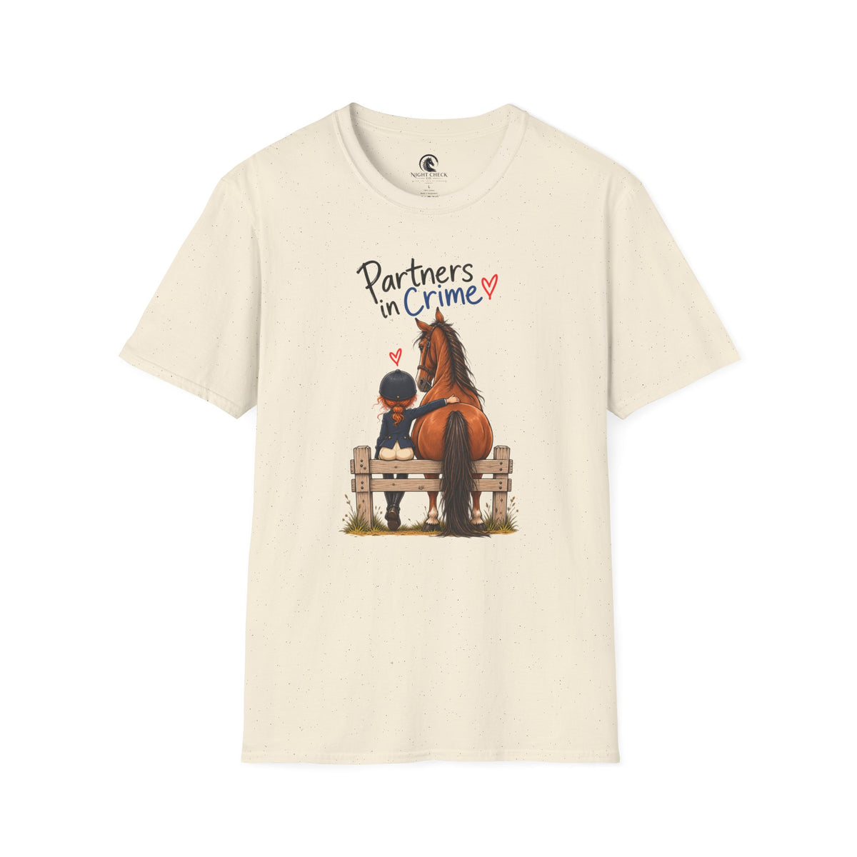 Partners In Crime Bench And Horse T-Shirt