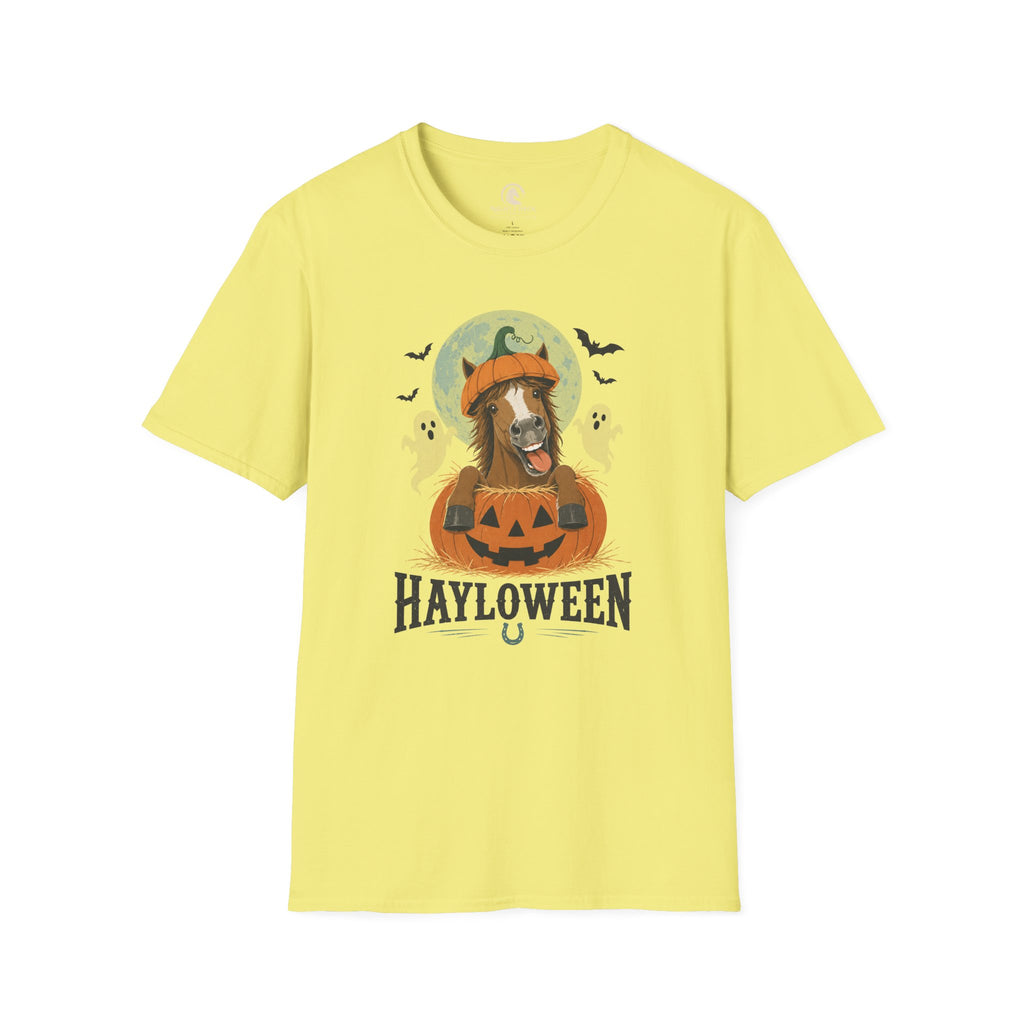 Hayloween Soft Pumpkin Horse T-Shirt