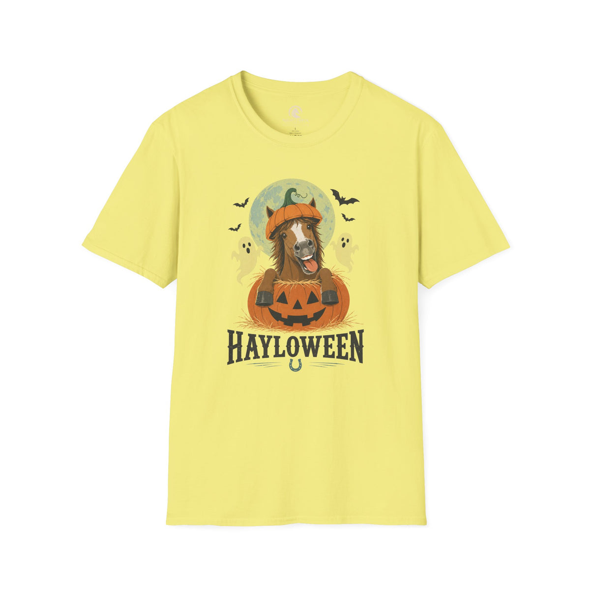 Hayloween Soft Pumpkin Horse T-Shirt
