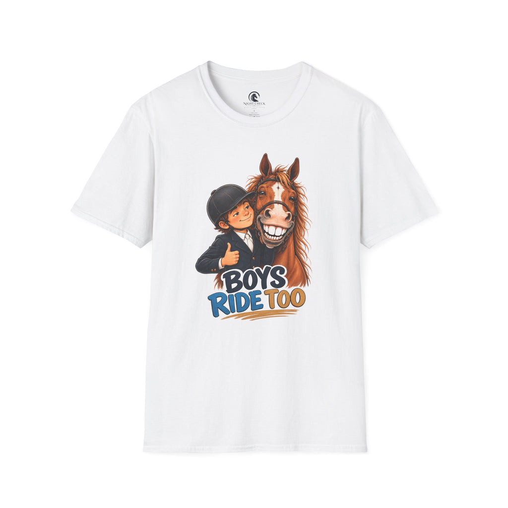 Boys Ride Too Junior Rider T-Shirt