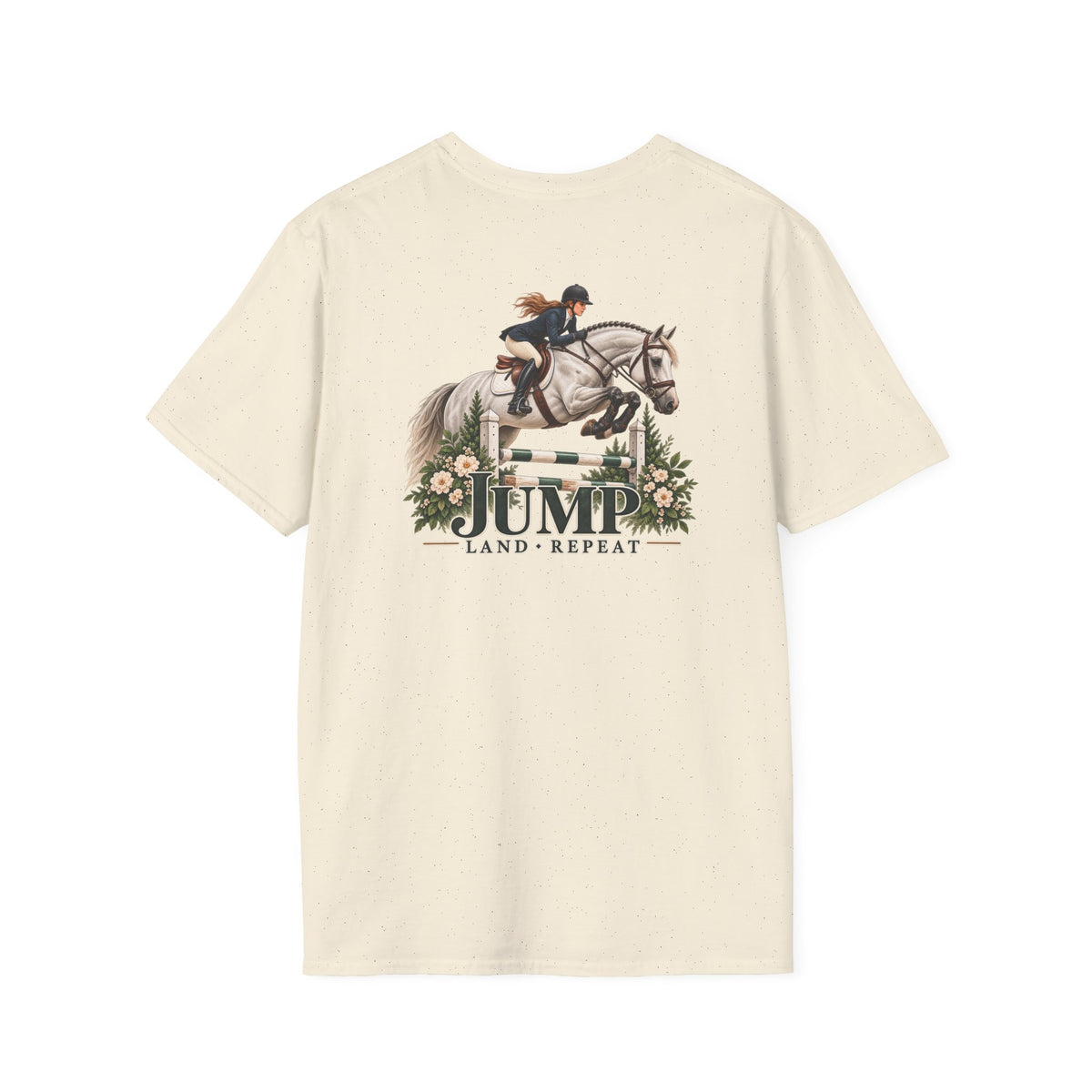 Jump Land Repeat Flower Oxer T-Shirt