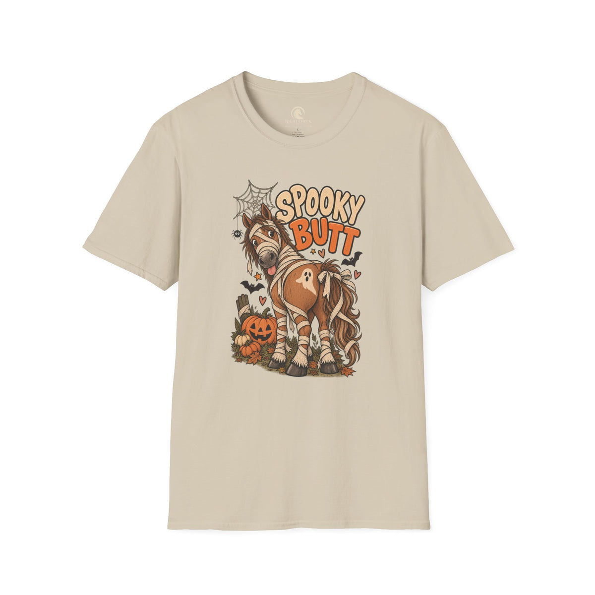 Spooky Butt Mummy Horse Halloween T-Shirt