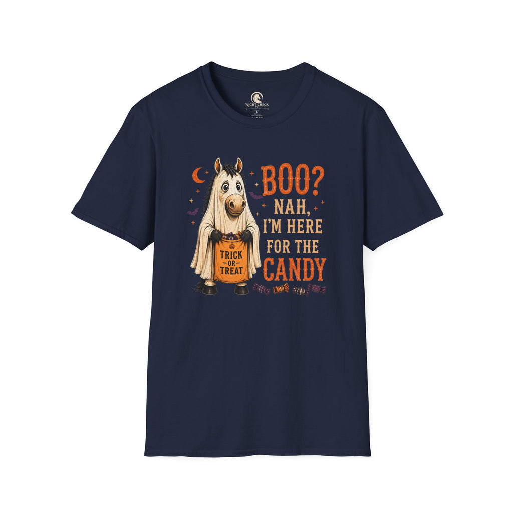 Boo Nah I'm Here For The Candy Horse T-Shirt