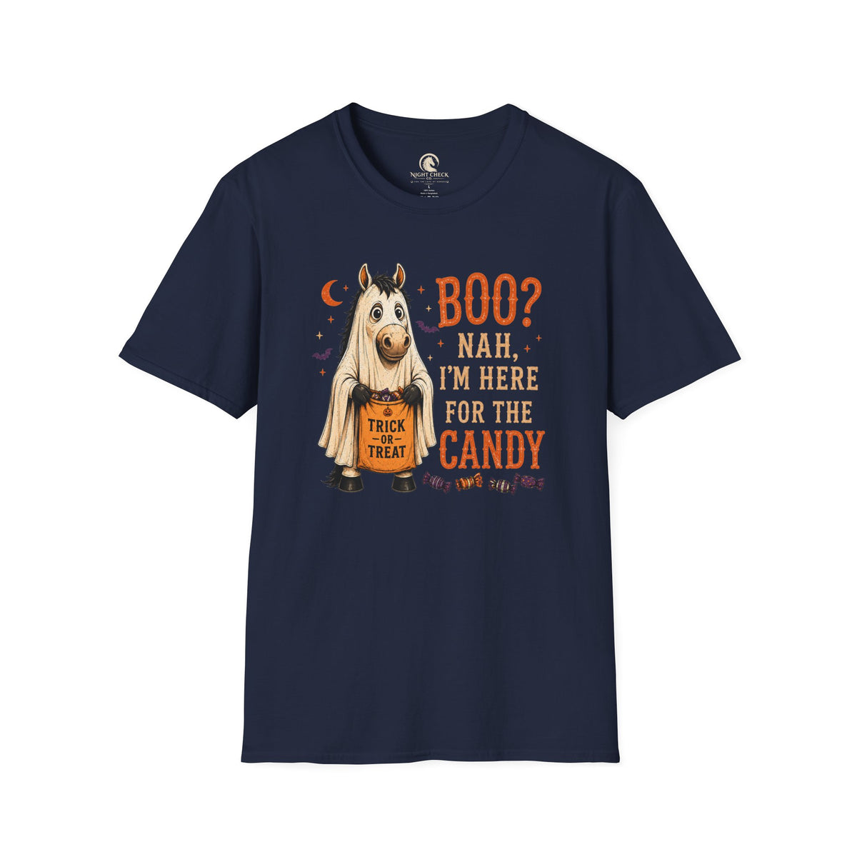 Boo Nah I'm Here For The Candy Horse T-Shirt