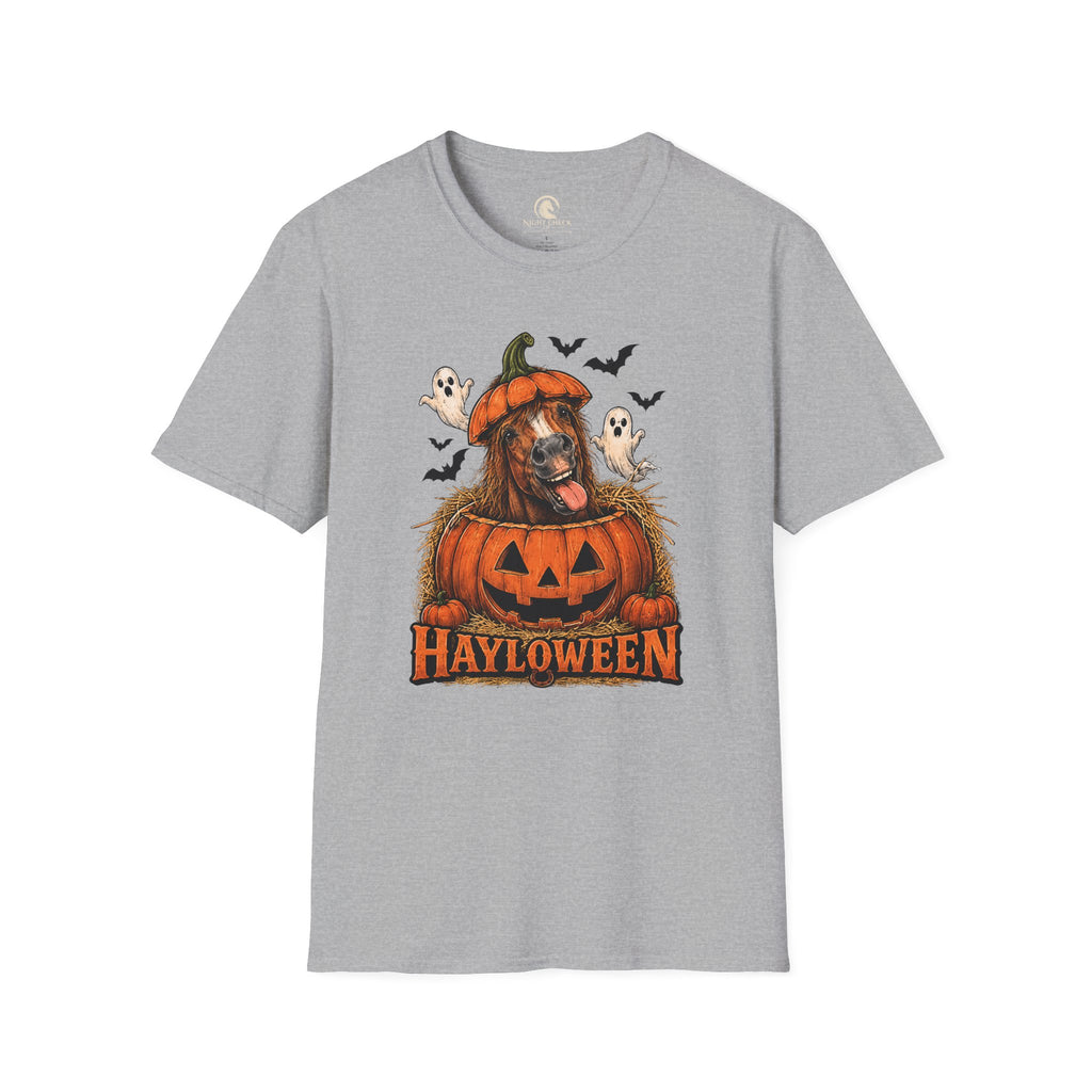 Hayloween Jack O Lantern Horse T-Shirt