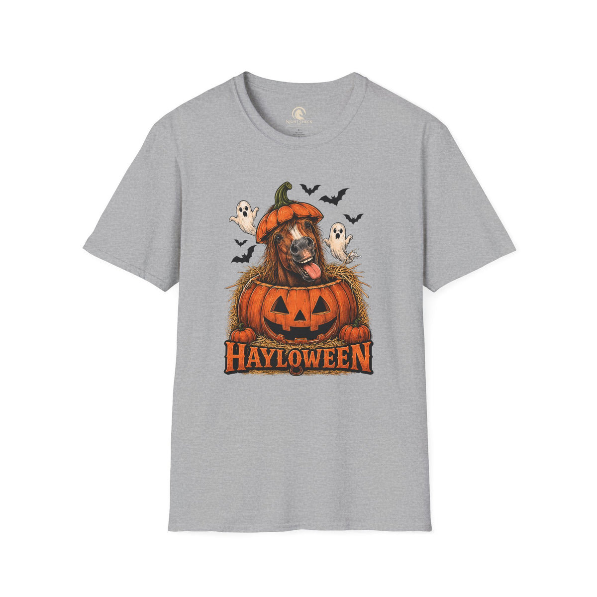 Hayloween Jack O Lantern Horse T-Shirt