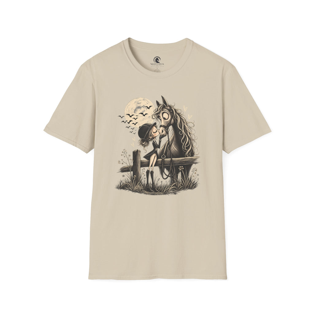 Moonlight Girl And Horse T-Shirt
