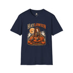 Hayloween Pumpkin Moon Horse T-Shirt