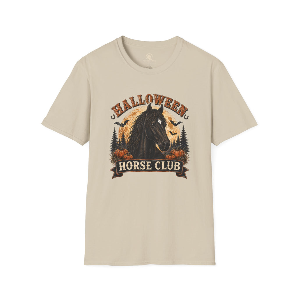 Halloween Horse Club Midnight Badge T-Shirt