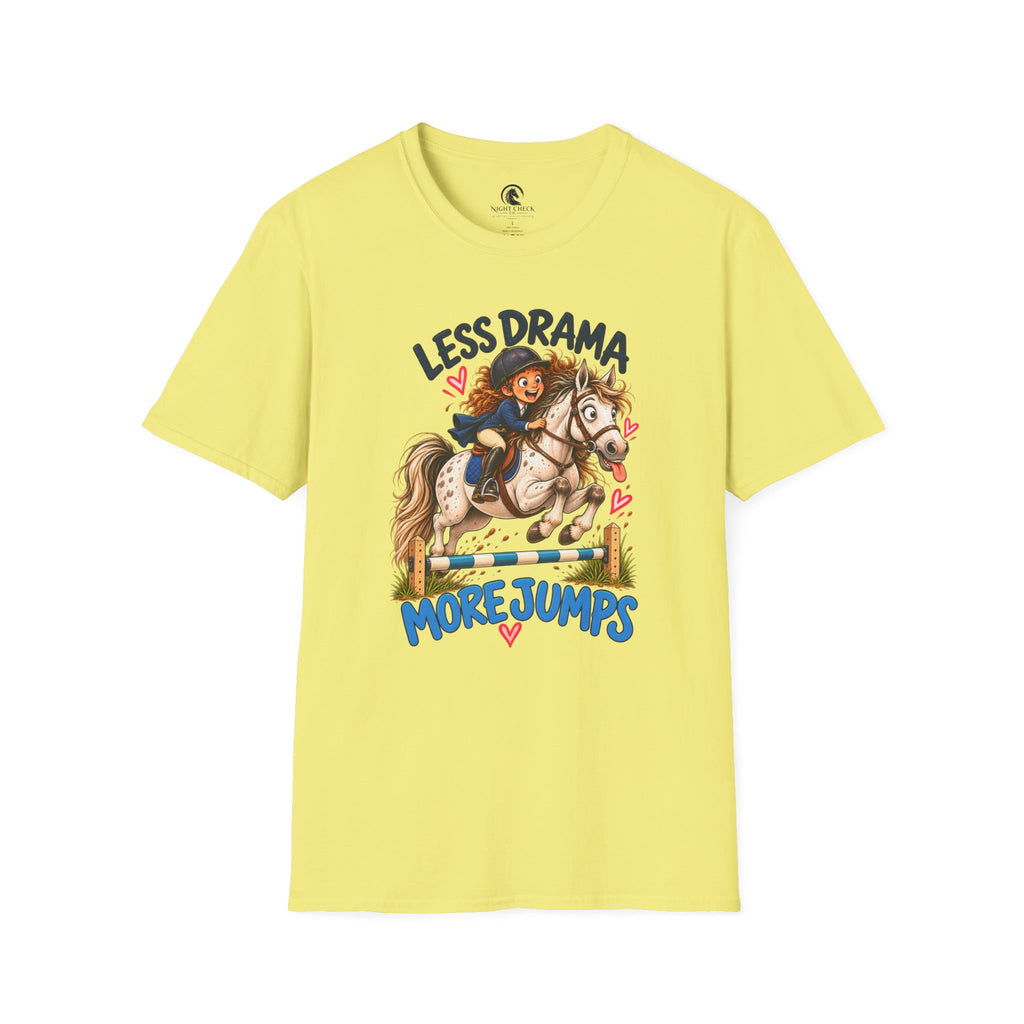 Less Drama More Jumps Young Rider T-Shirt