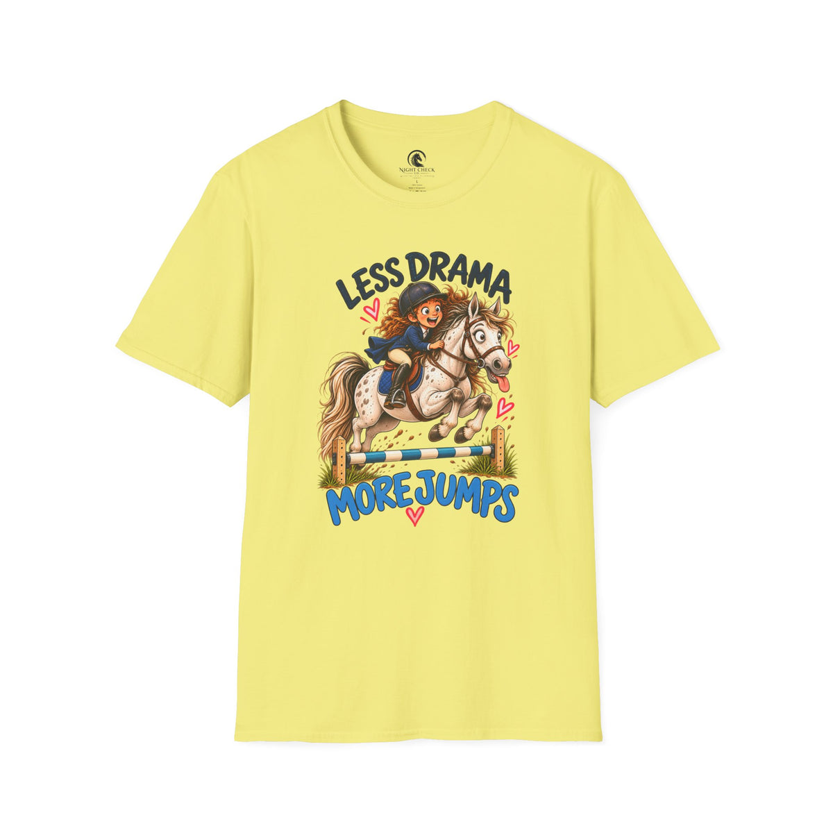 Less Drama More Jumps Young Rider T-Shirt