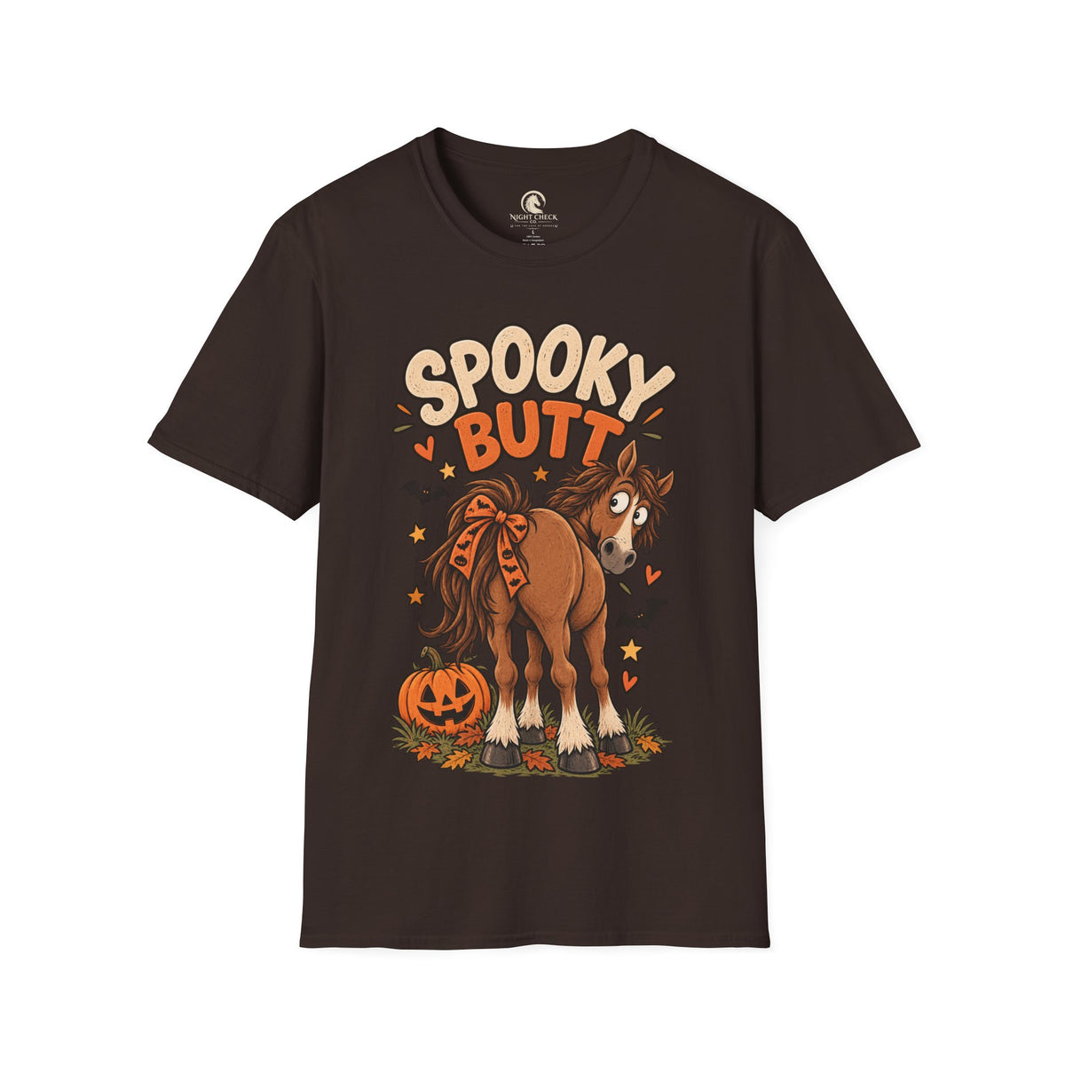 Spooky Butt Pumpkin Patch Horse T-Shirt