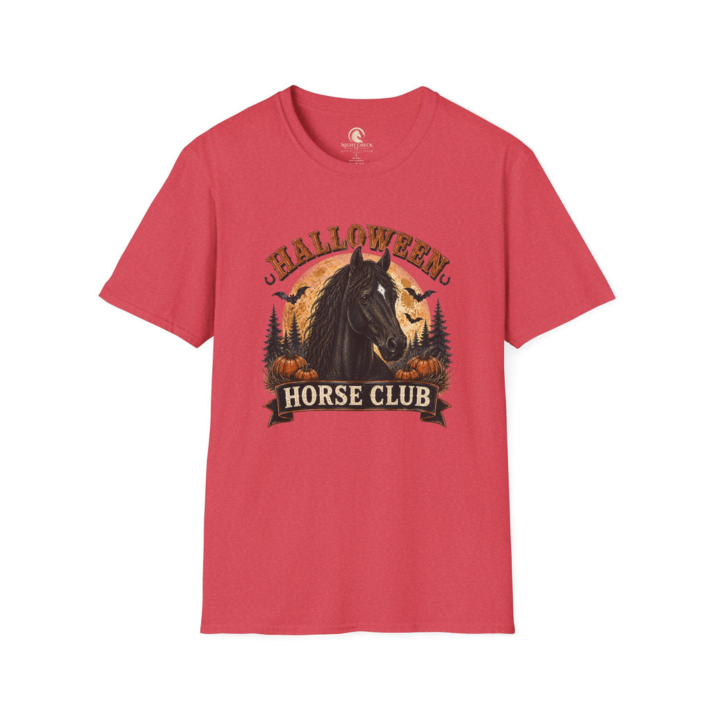 Halloween Horse Club Midnight Badge T-Shirt