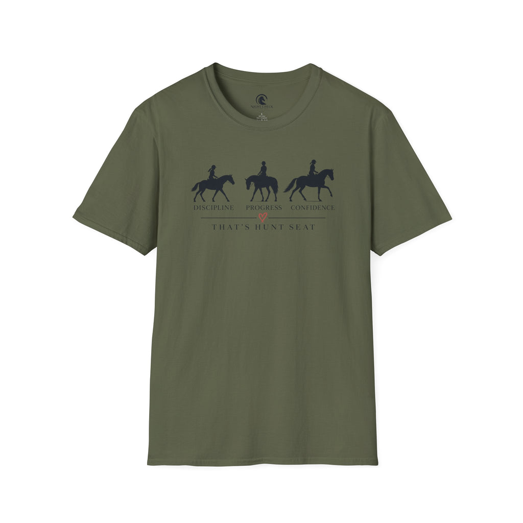 Discipline Progress Confidence Hunt Seat T-Shirt