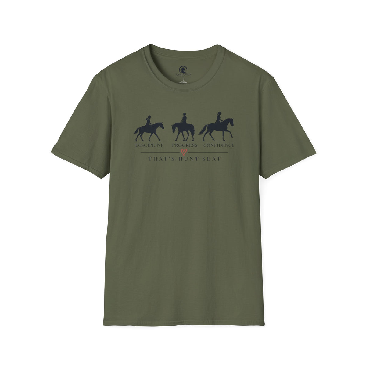 Discipline Progress Confidence Hunt Seat T-Shirt