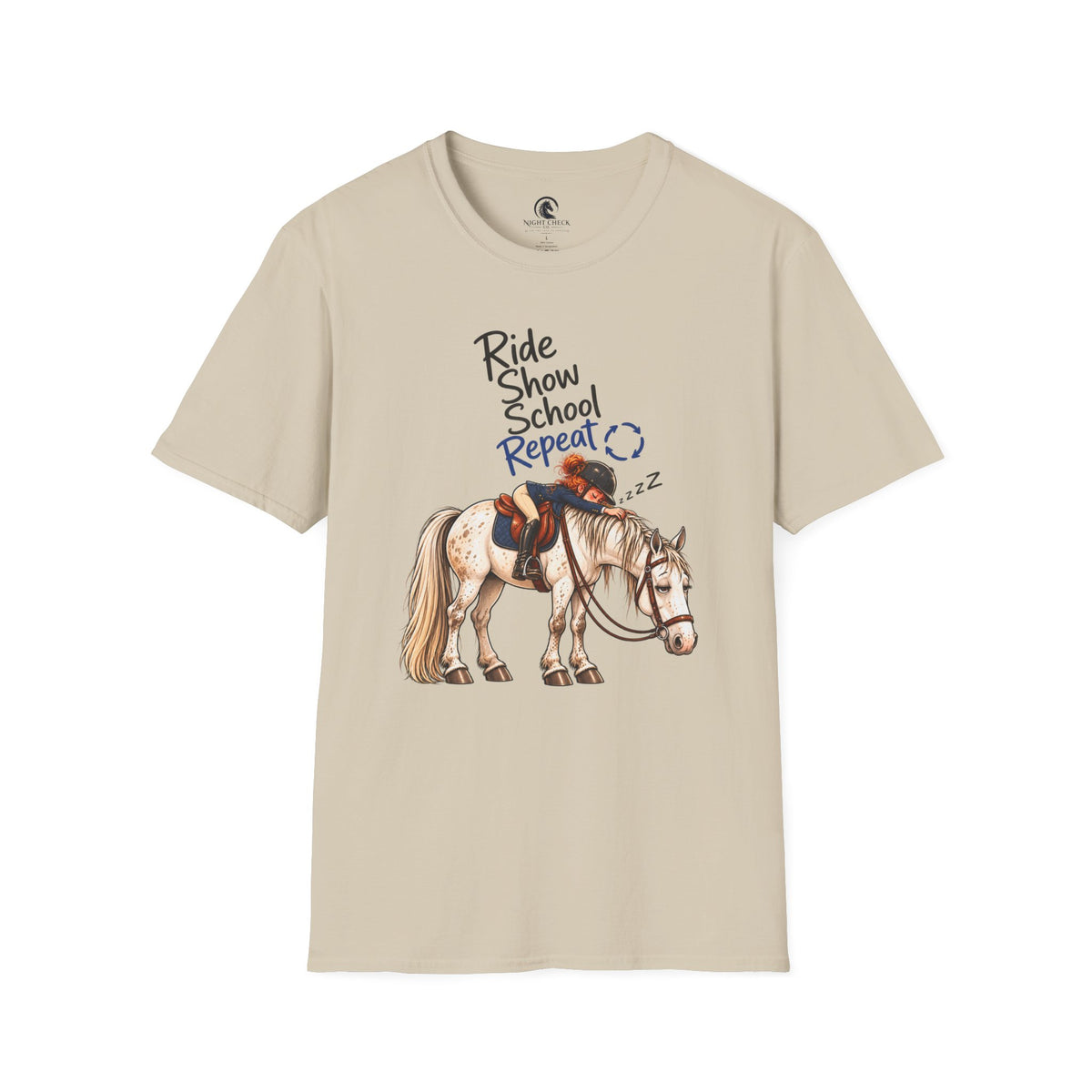 Ride Show School Repeat Sleepy Rider T-Shirt